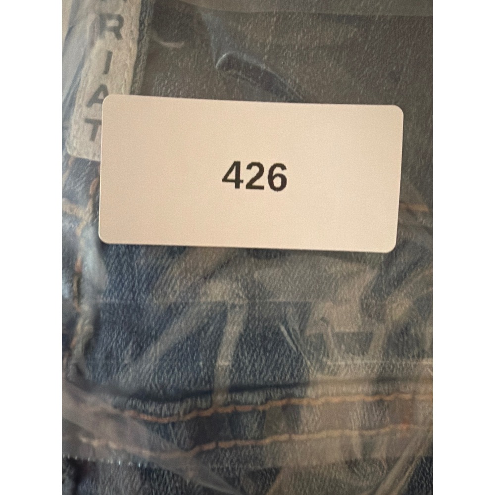 Ariat REAL Denim Women 26L Medium Wash Straight Leg Western Jeans Mid Rise Blue - Picture 11 of 11
